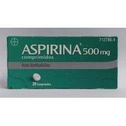 ASPIRINA 500 MG 20 COMPRIMIDOS