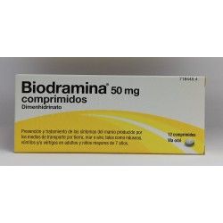 BIODRAMINA 50 MG 12...